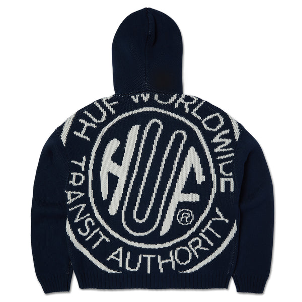 トップス ohotoro Mixed Zipper Hoodie Knit navy トップス ohotoro Mixed Zipper Hoodie Knit navy ohotoro Mixed