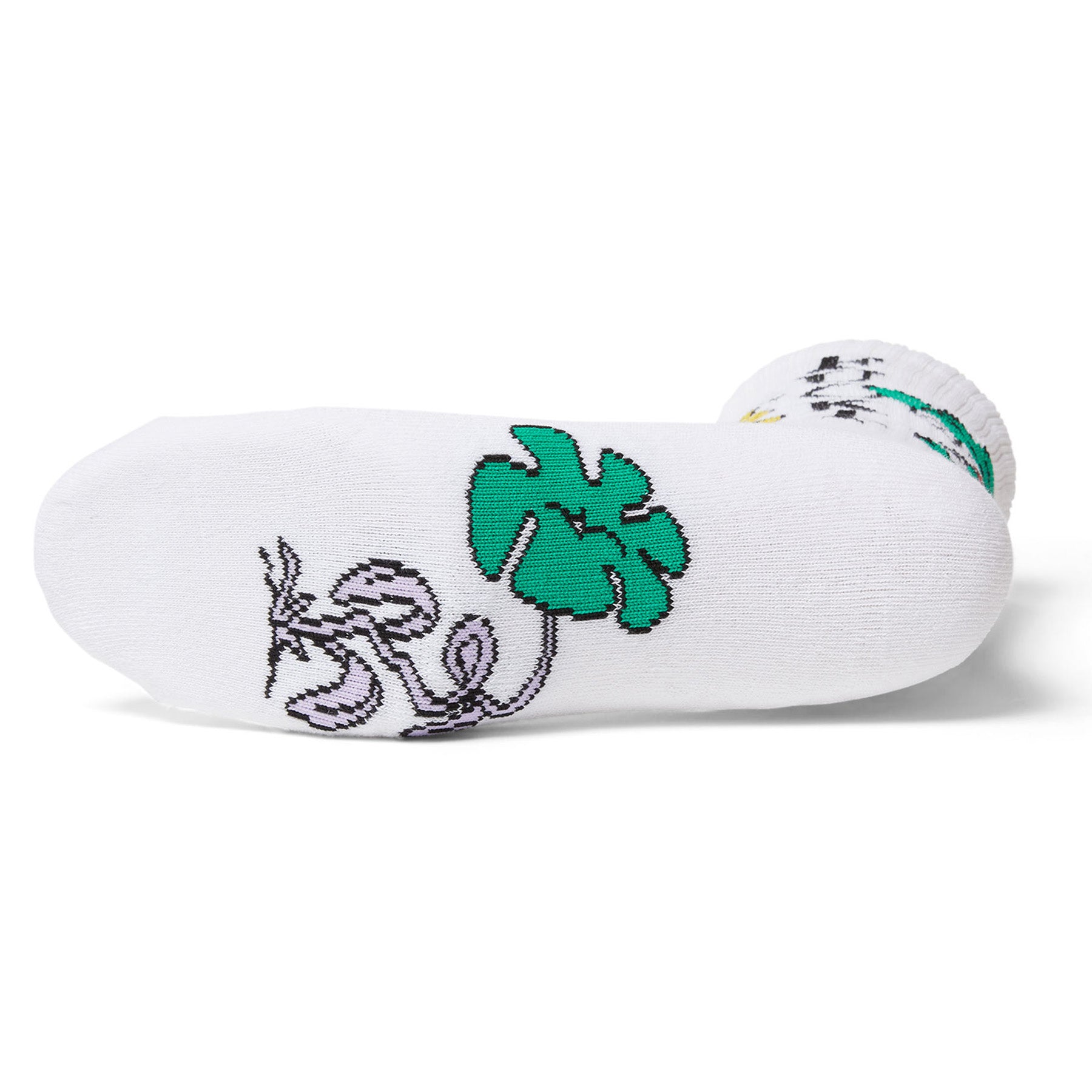 Huf Trip Crew Sock White