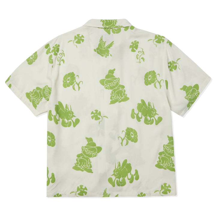 Huf Trip Flocked Resort Shirt White