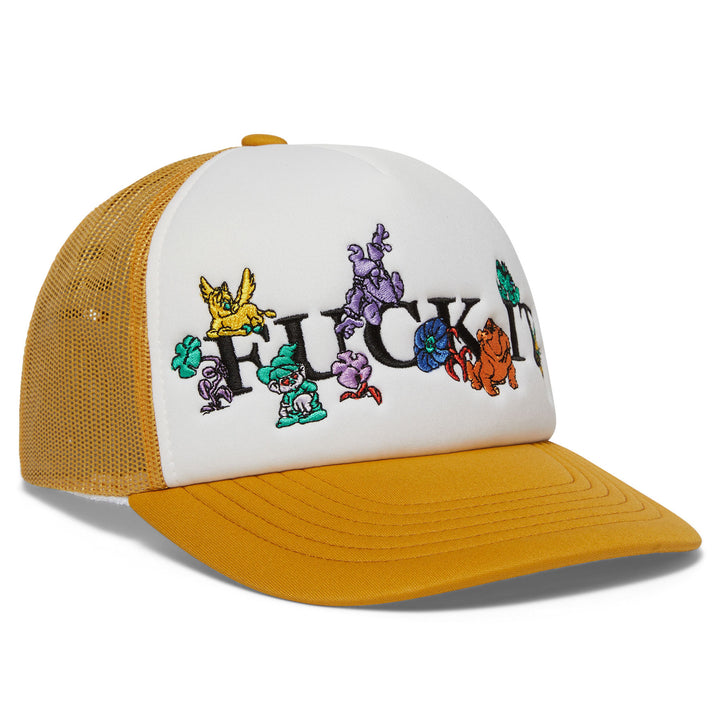 Huf Trip Trucker Hat Tarragon