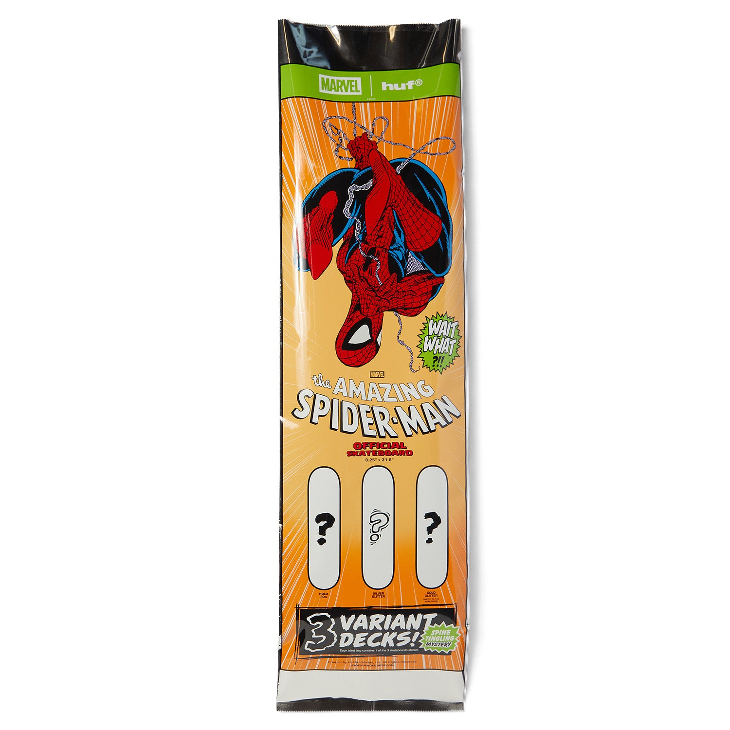 Huf x Marvel Spider Man #321 Blind Bag Deck 8.25