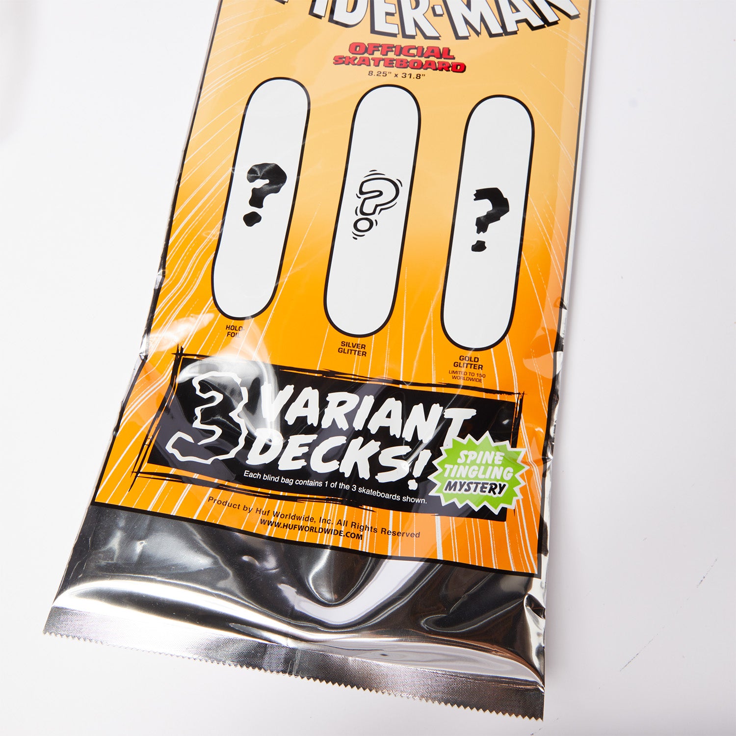 Huf x Marvel Spider Man #321 Blind Bag Deck 8.25