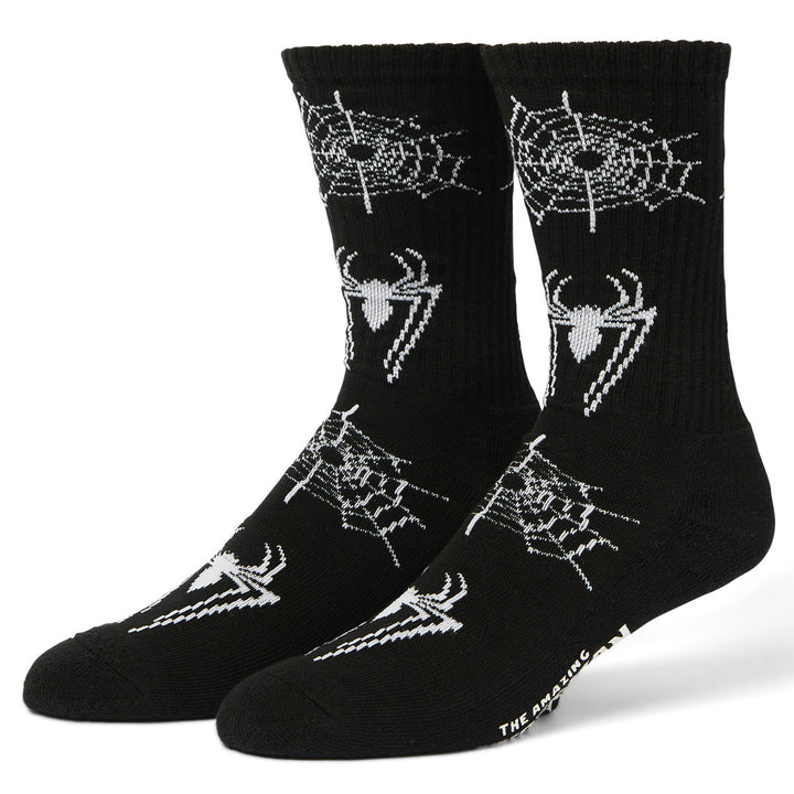 Huf x Marvel Spider Man Crew Sock Black
