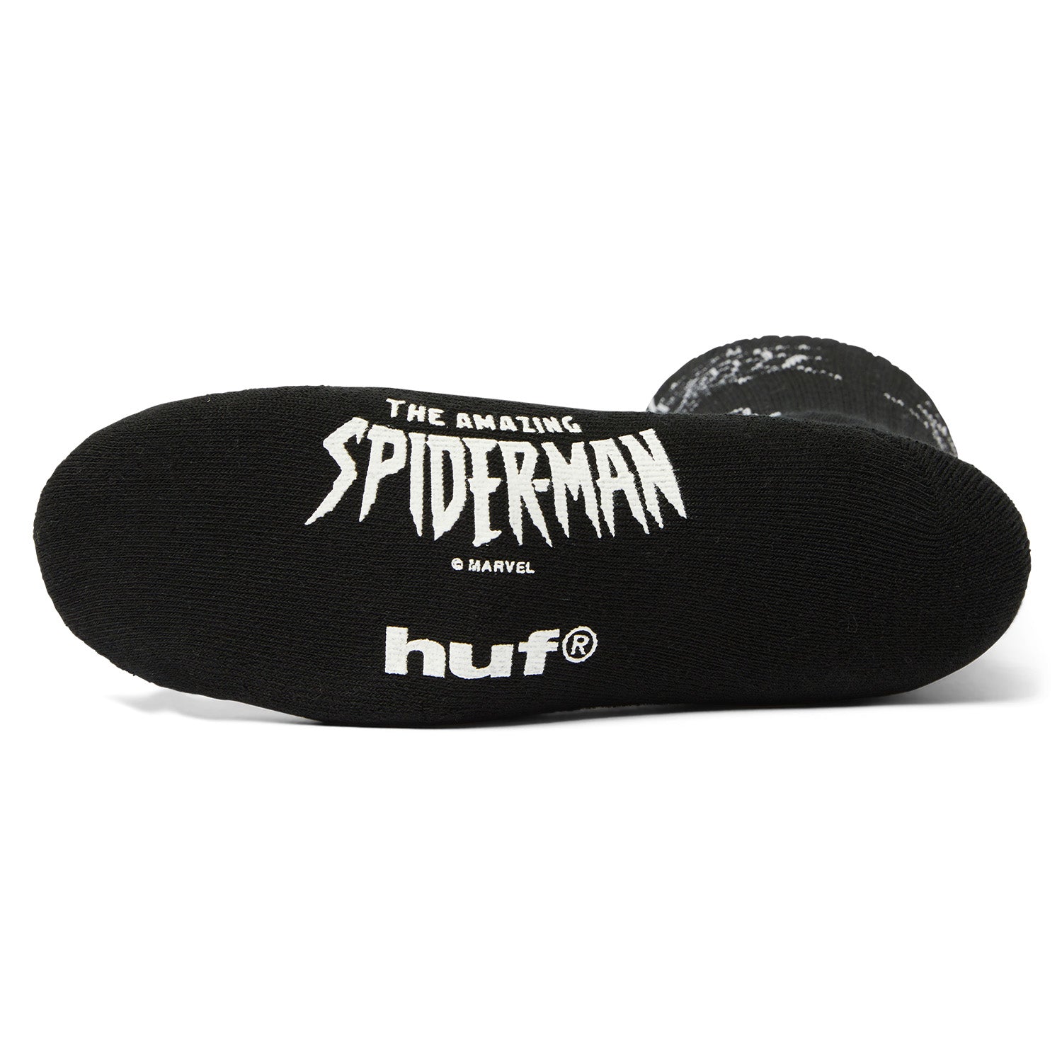Huf x Marvel Spider Man Crew Sock Black