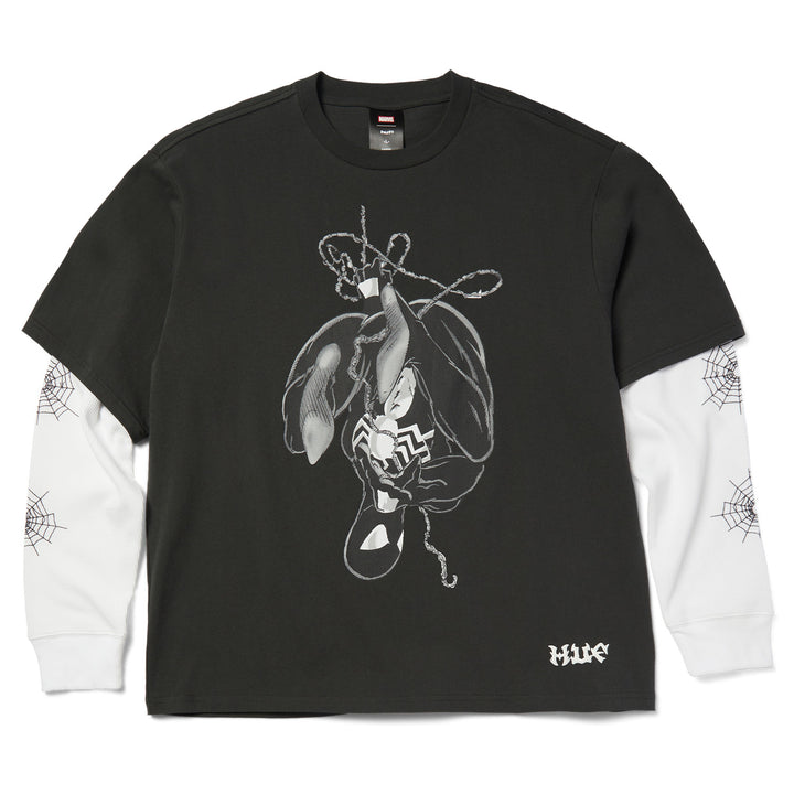 Huf x Marvel Spider Man LS Double Layer Top Black