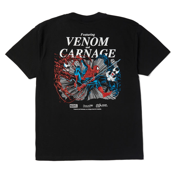 Huf x Marvel Spider Man Maximum Carnage Tee Black