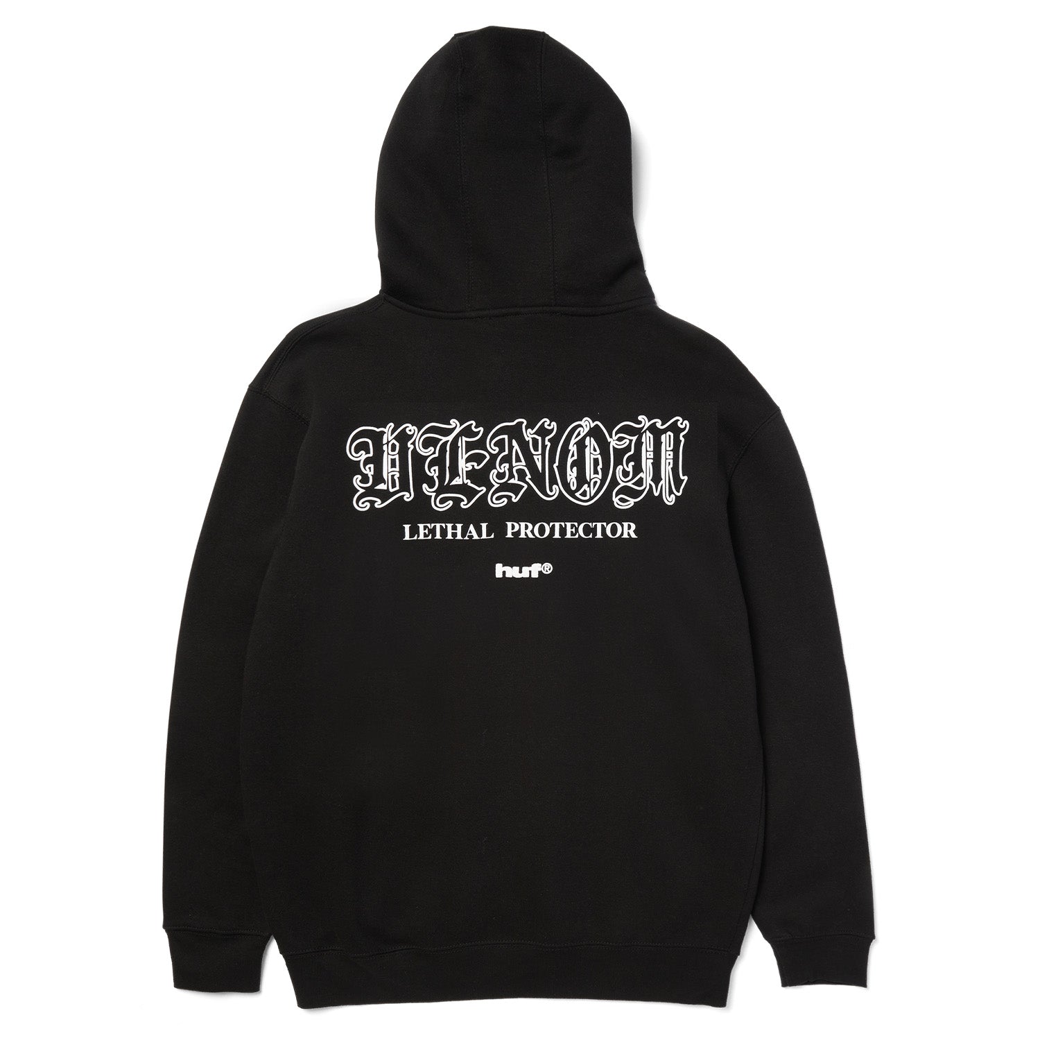 Huf x Marvel Spider Man Symbiosis Zip Hoodie Black