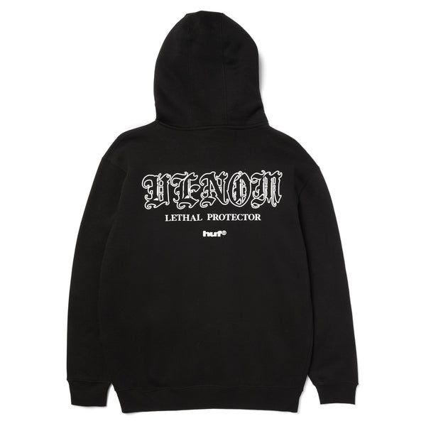 Huf x Marvel Spider Man Symbiosis Zip Hoodie Black - Orchard Skateshop