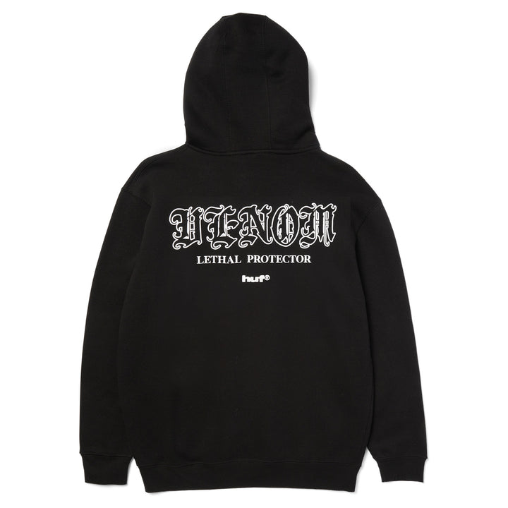 Huf x Marvel Spider Man Symbiosis Zip Hoodie Black