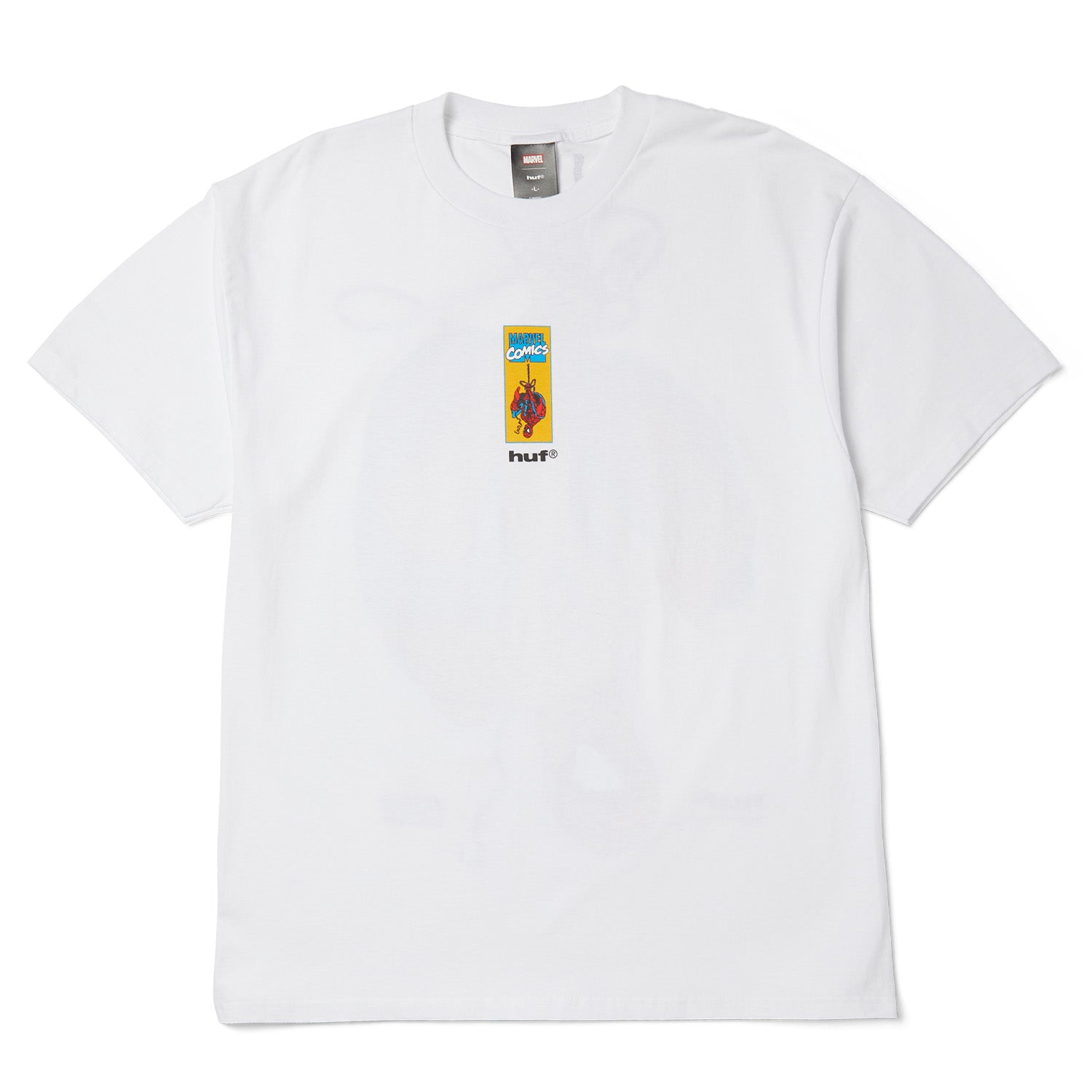 Huf x Marvel Spider Man Upside Down Tee White