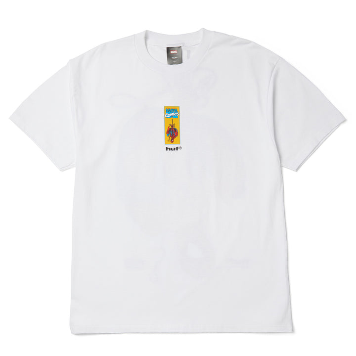 Huf x Marvel Spider Man Upside Down Tee White