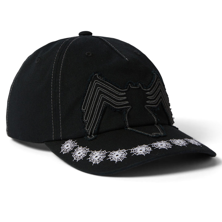 Huf x Marvel Spider Man Venom Snapback Hat Washed Black