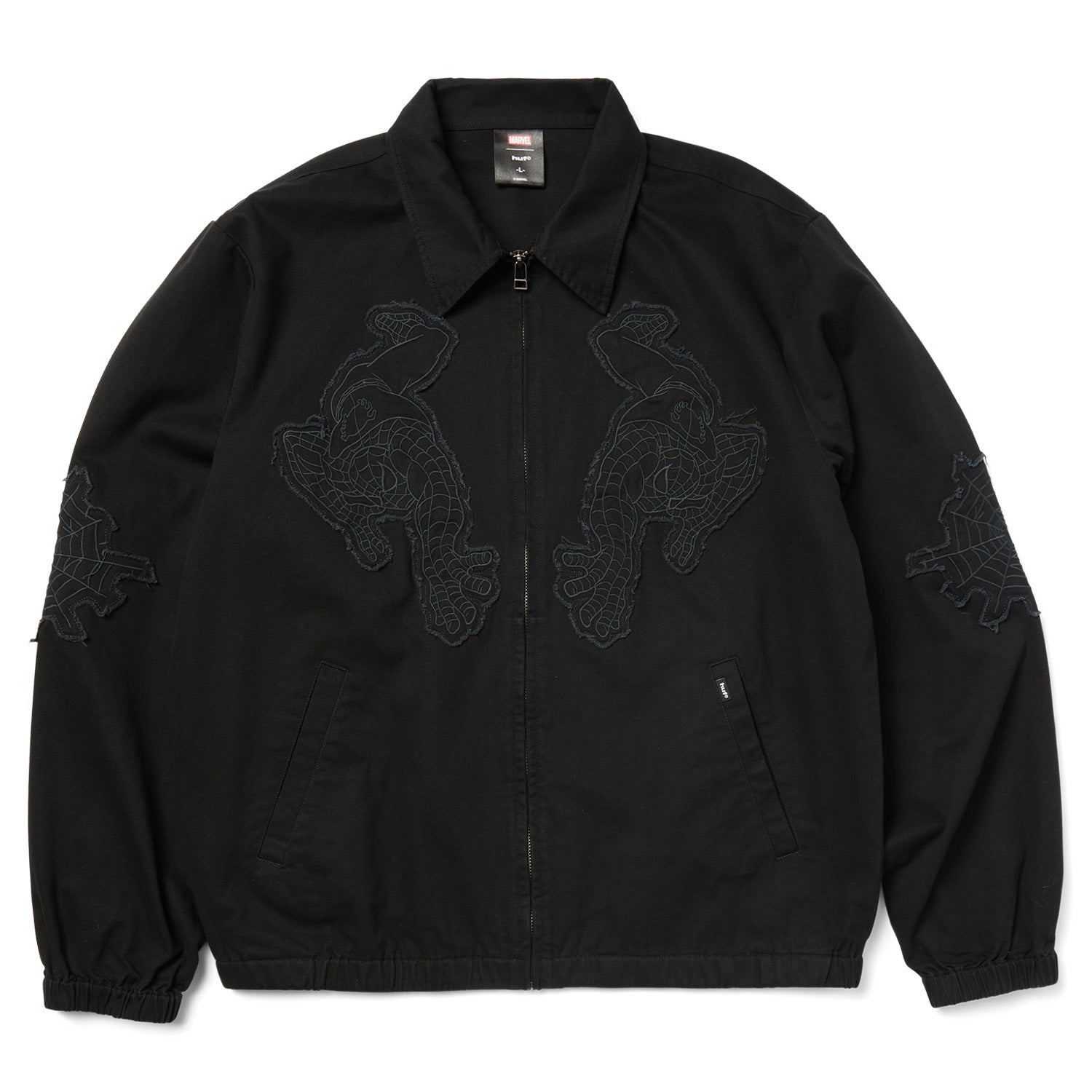 Huf x Marvel Spider Man Work Jacket Black
