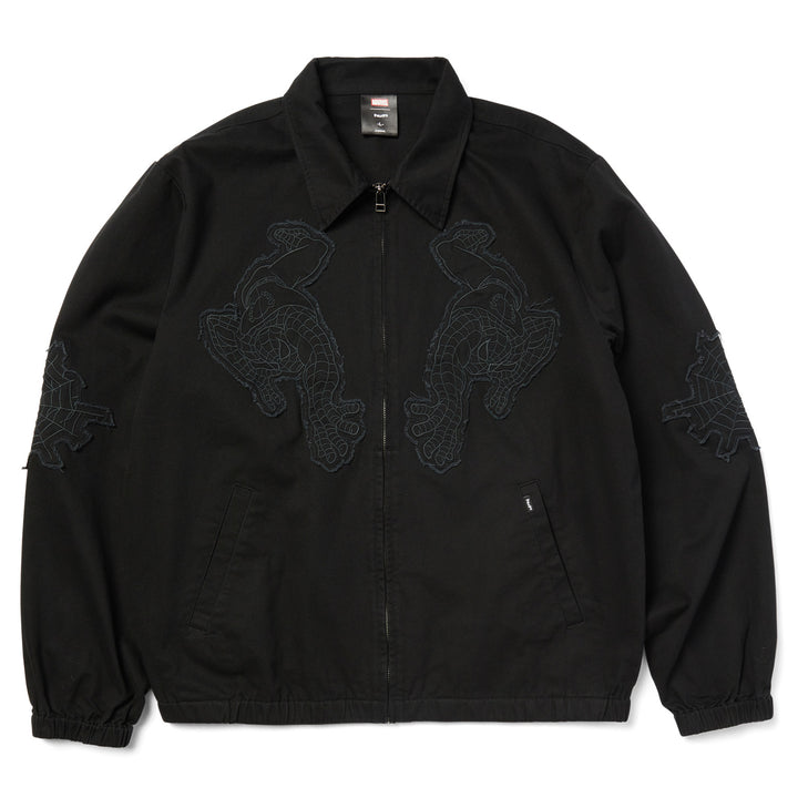 Huf x Marvel Spider Man Work Jacket Black