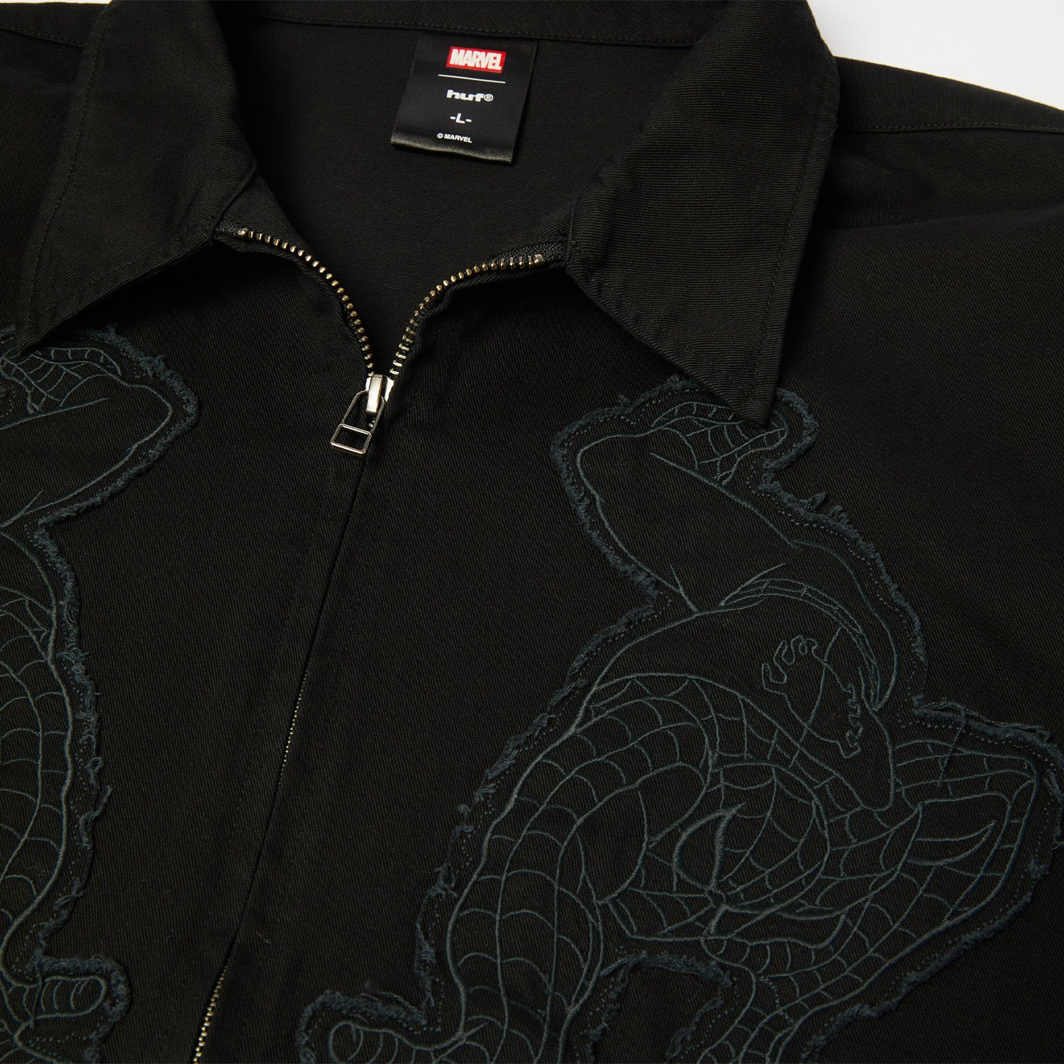 Huf x Marvel Spider Man Work Jacket Black