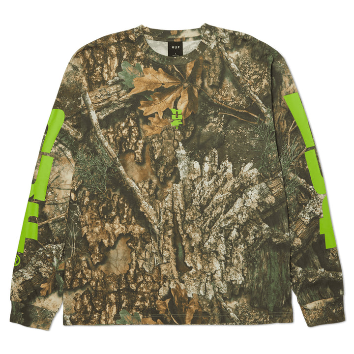 Huf x Real Tree Megablast LS Tee