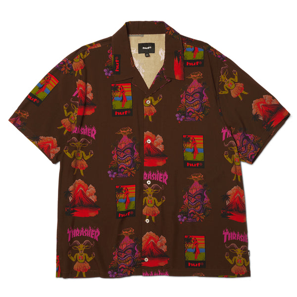 Huf x Thrasher Hawaiian Shirt - Orchard Skateshop