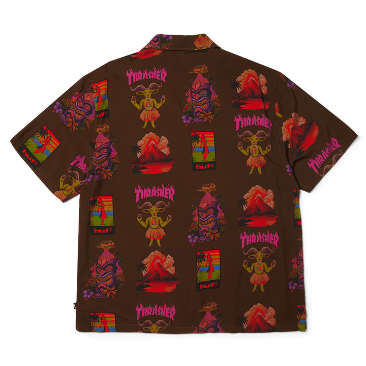 Huf x Thrasher Hawaiian Shirt