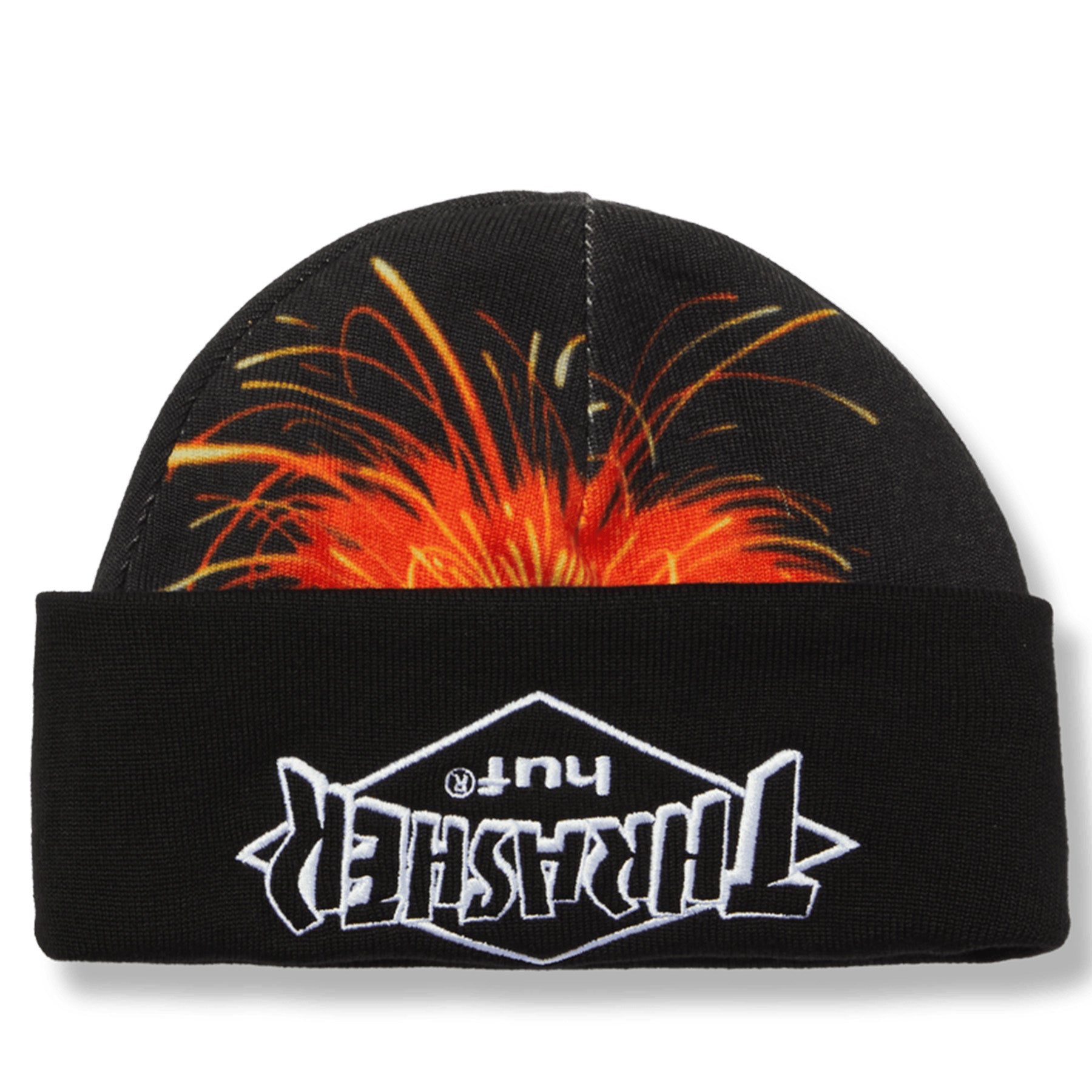Huf x Thrasher Meltdown Reversible Beanie Black