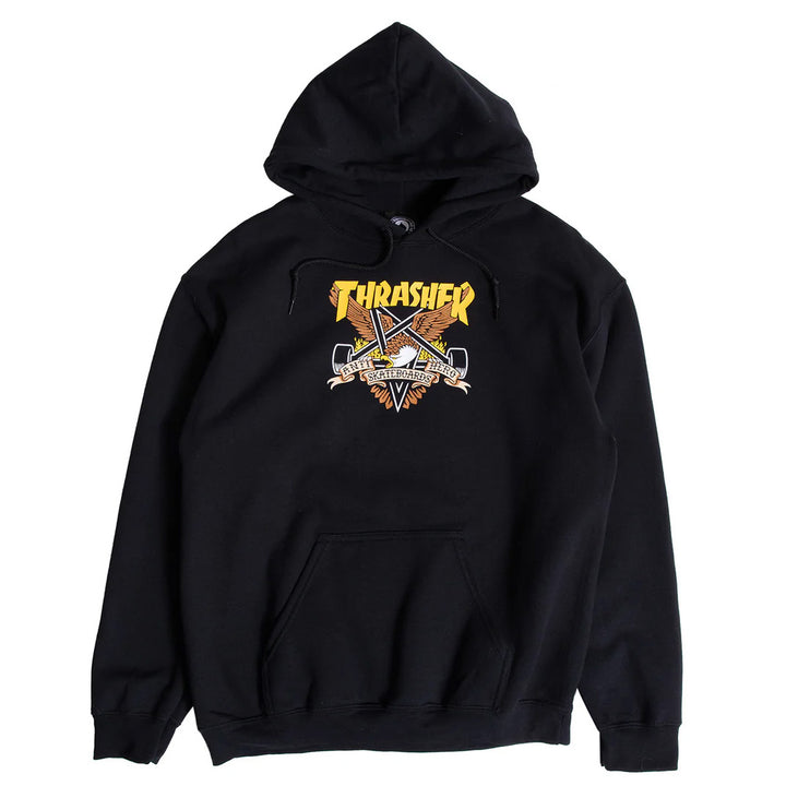Thrasher x Antihero Eaglegram Hooded Sweatshirt Black