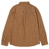 Huf Echo Oxford Plaid Shirt Russet