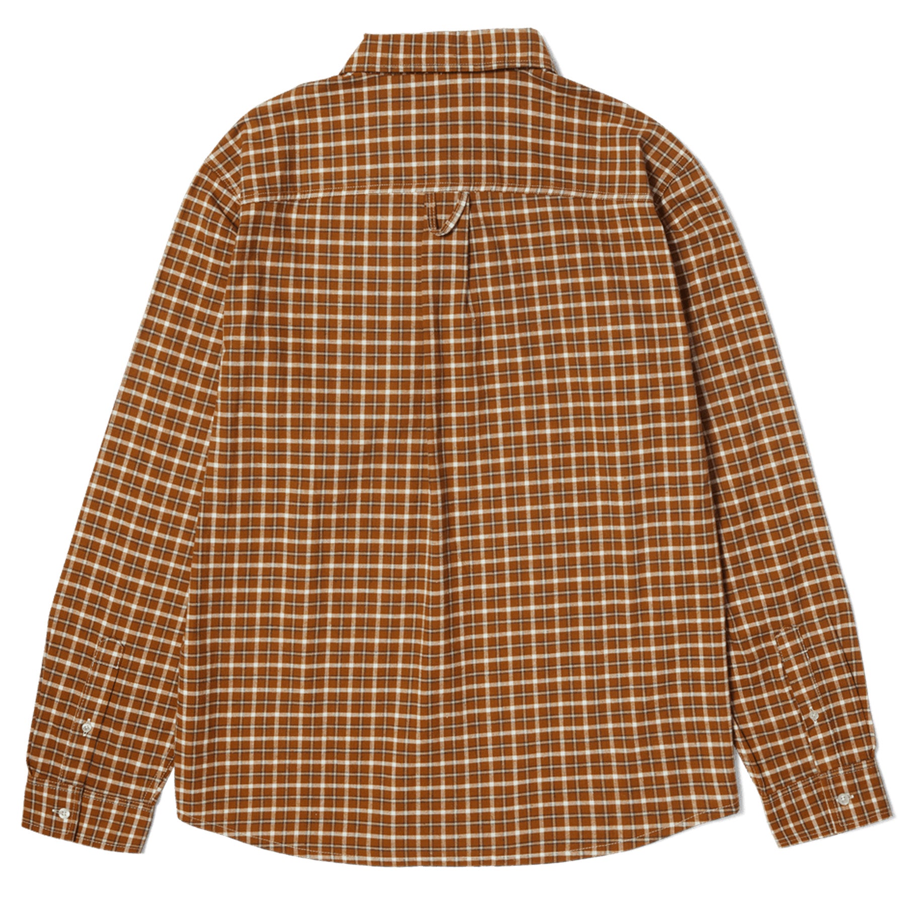 Huf Echo Oxford Plaid Shirt Russet