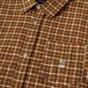 Huf Echo Oxford Plaid Shirt Russet