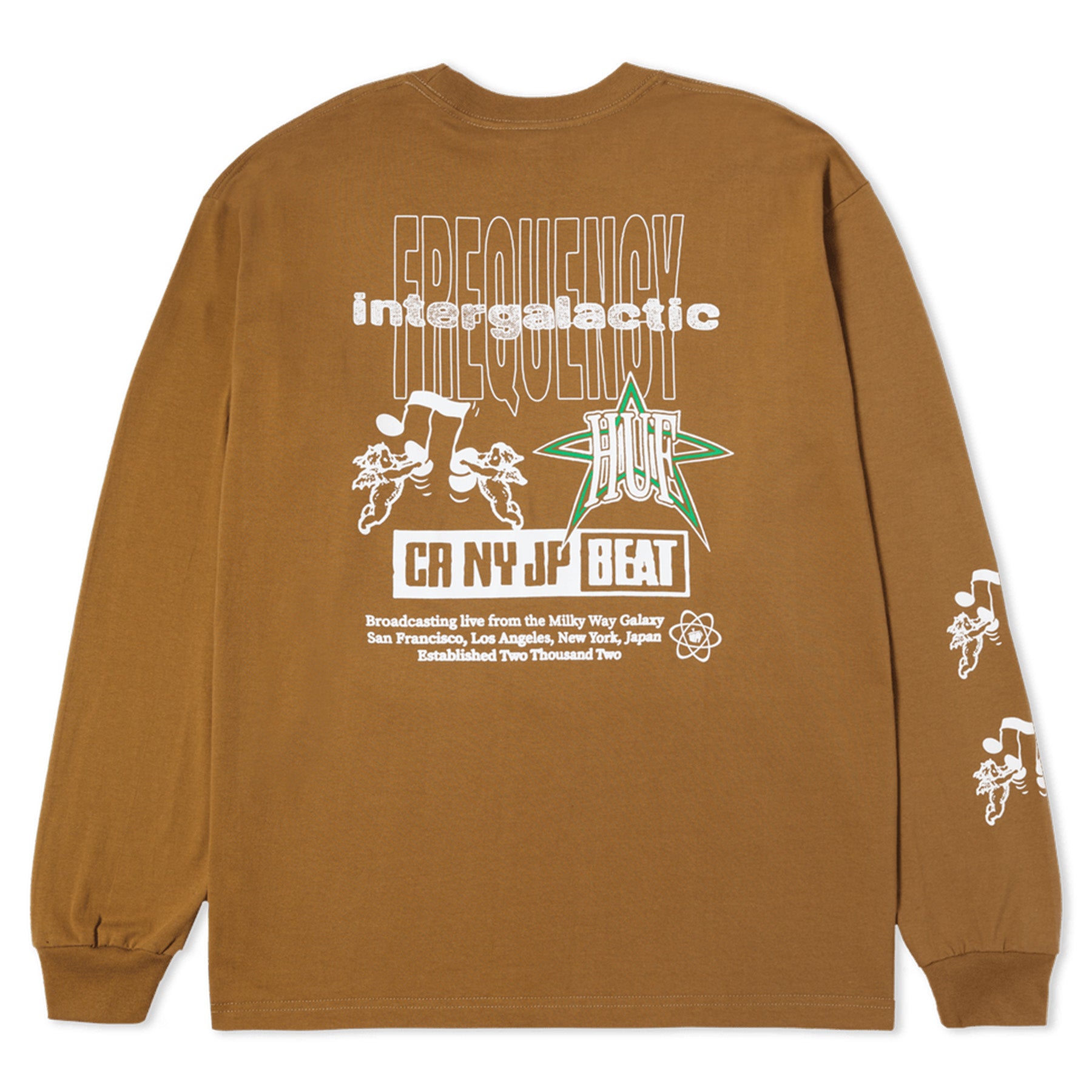 Huf Intergalactic Frequency LS Tee Mud