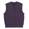 Huf Interlaced Jacquard Overdyed Vest Raisin