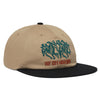 Huf Movement 6 Panel Snapback Hat Brown