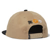 Huf Movement 6 Panel Snapback Hat Brown