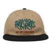 Huf Movement 6 Panel Snapback Hat Brown