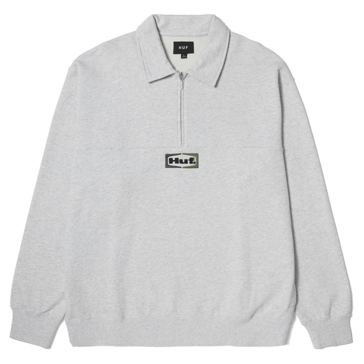 Huf Slate Quarter Zip Fleece Heather Grey