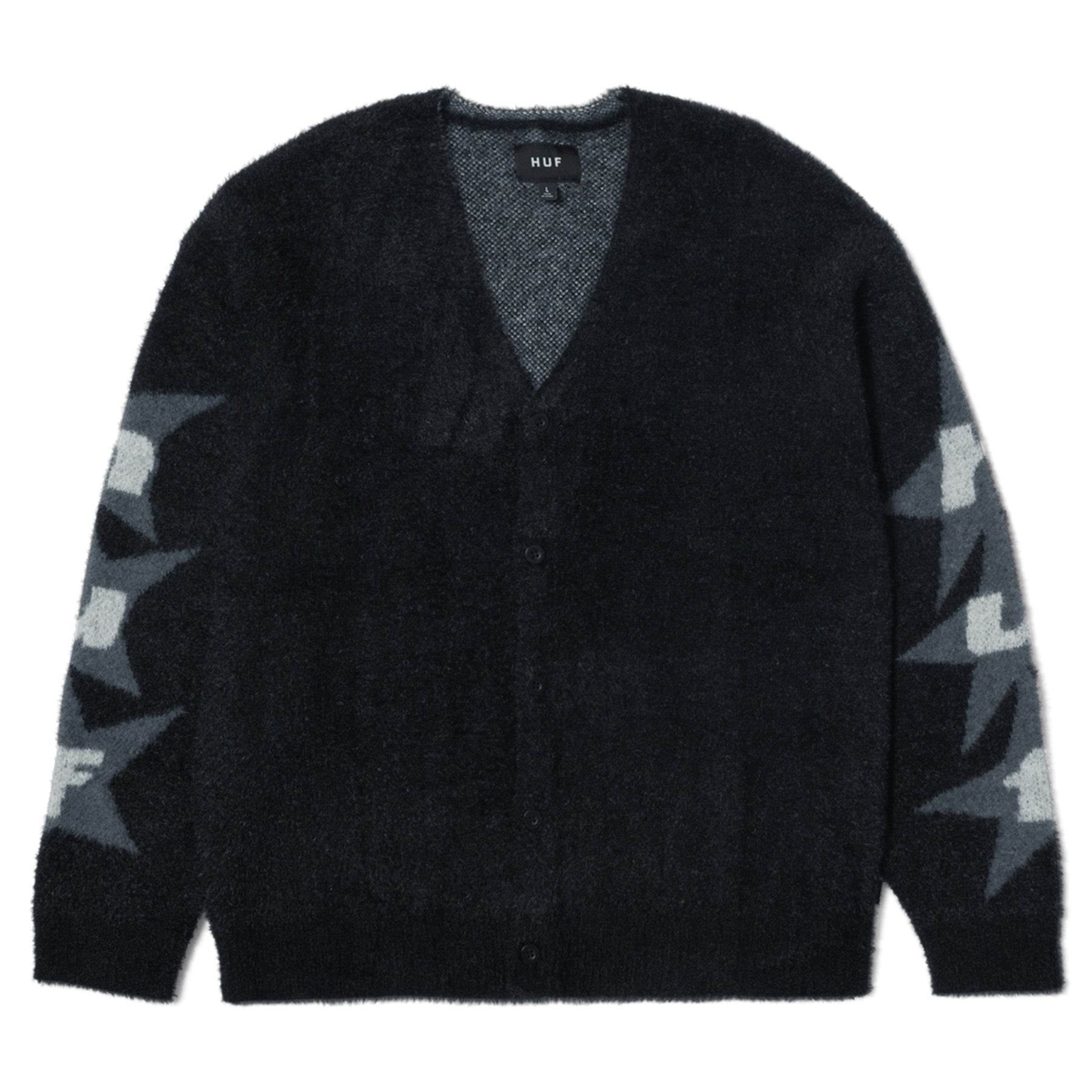 Huf Ursa Mohair Cardigan Black