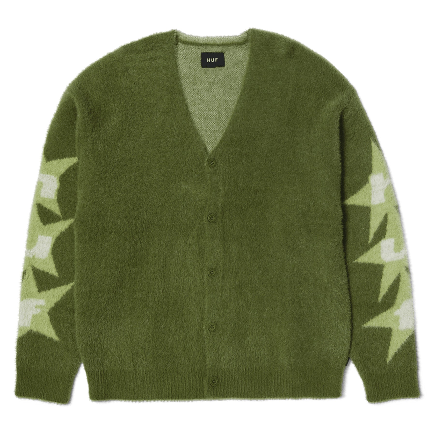 Huf Ursa Mohair Cardigan Pesto - Orchard Skateshop
