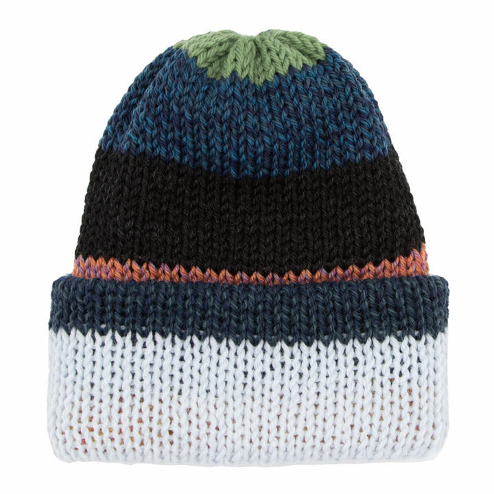 Chimney Short Stack Beanie Blocks Multicolor Frost
