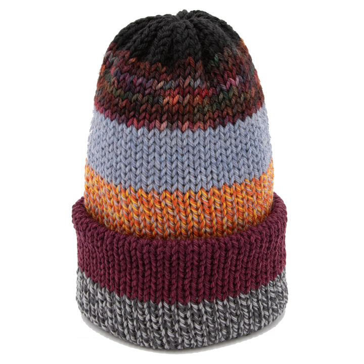 Chimney Short Stack Beanie Blocks Multicolor Lite Brite