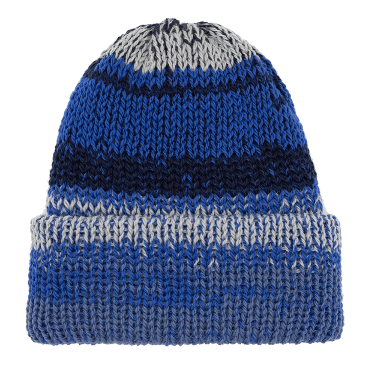 Chimney Short Stack Beanie Mixtape Multicolor Blue Hues