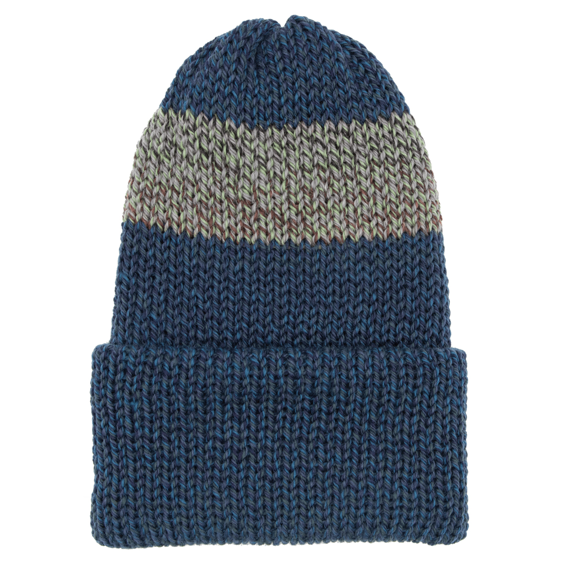 Chimney OG Fold Beanie Deep Blue Sea/Rainy City Fade