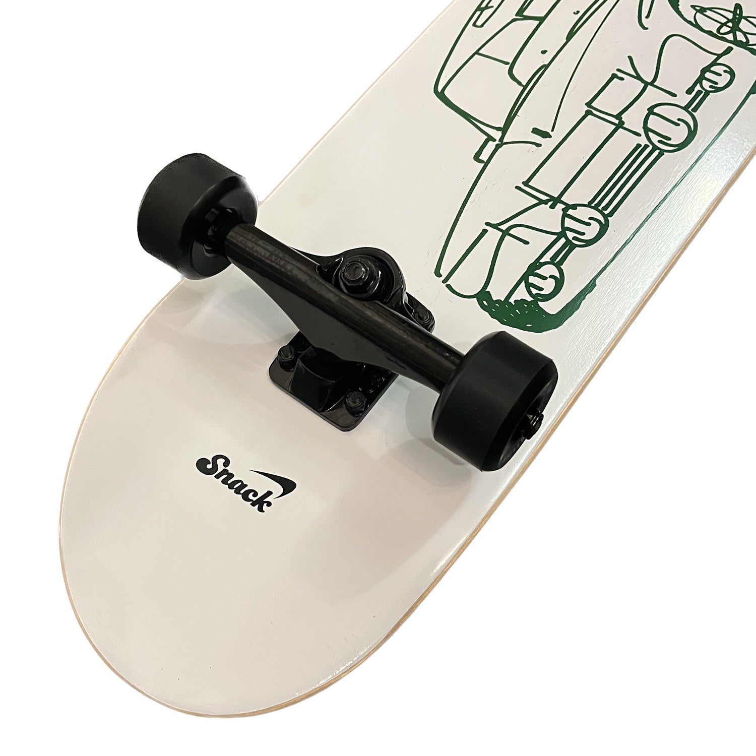Snack Team Whip Custom Complete Skateboard Hybrid 8.0"