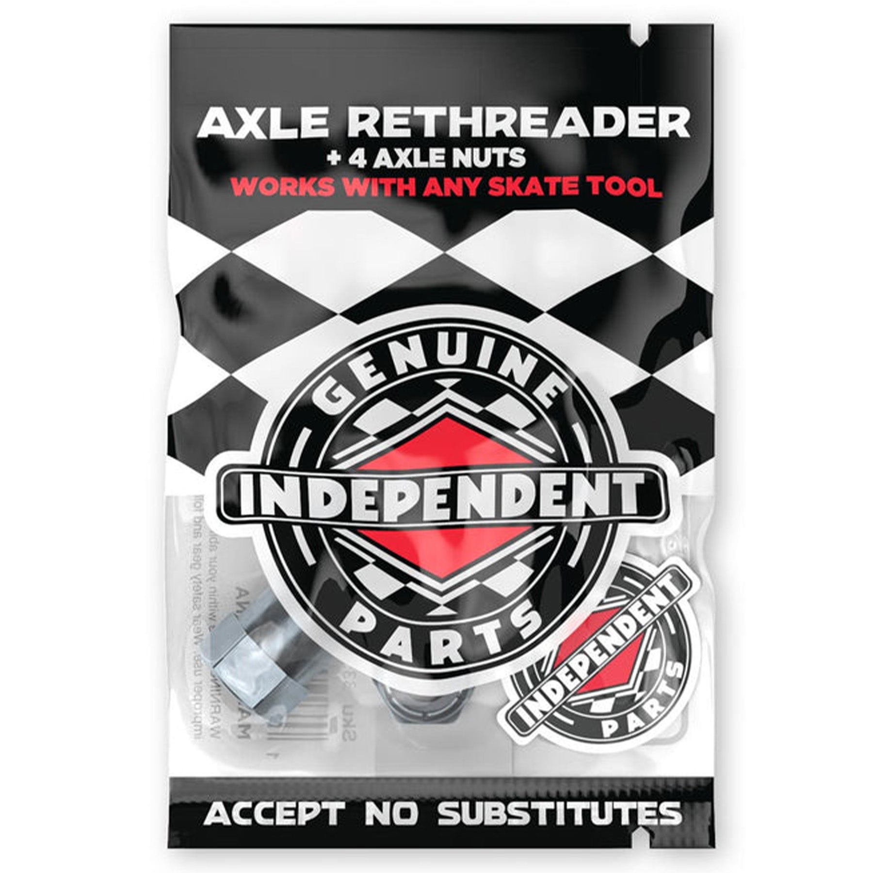 Independent Genuine Parts Axle Rethreader Pack With Nuts