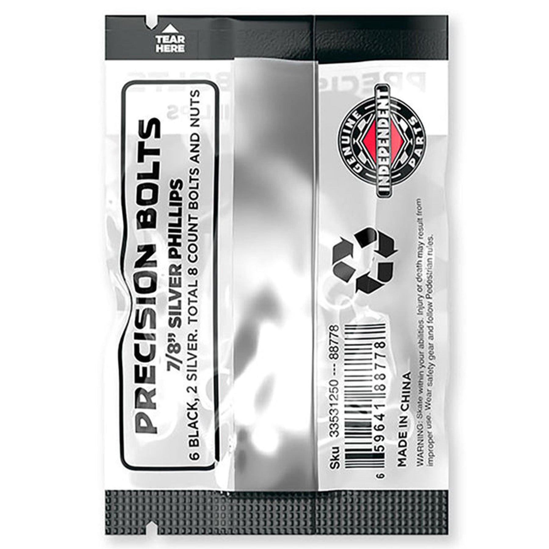 Independent Genuine Parts Phillips Hardware 7/8'' Black/Silver