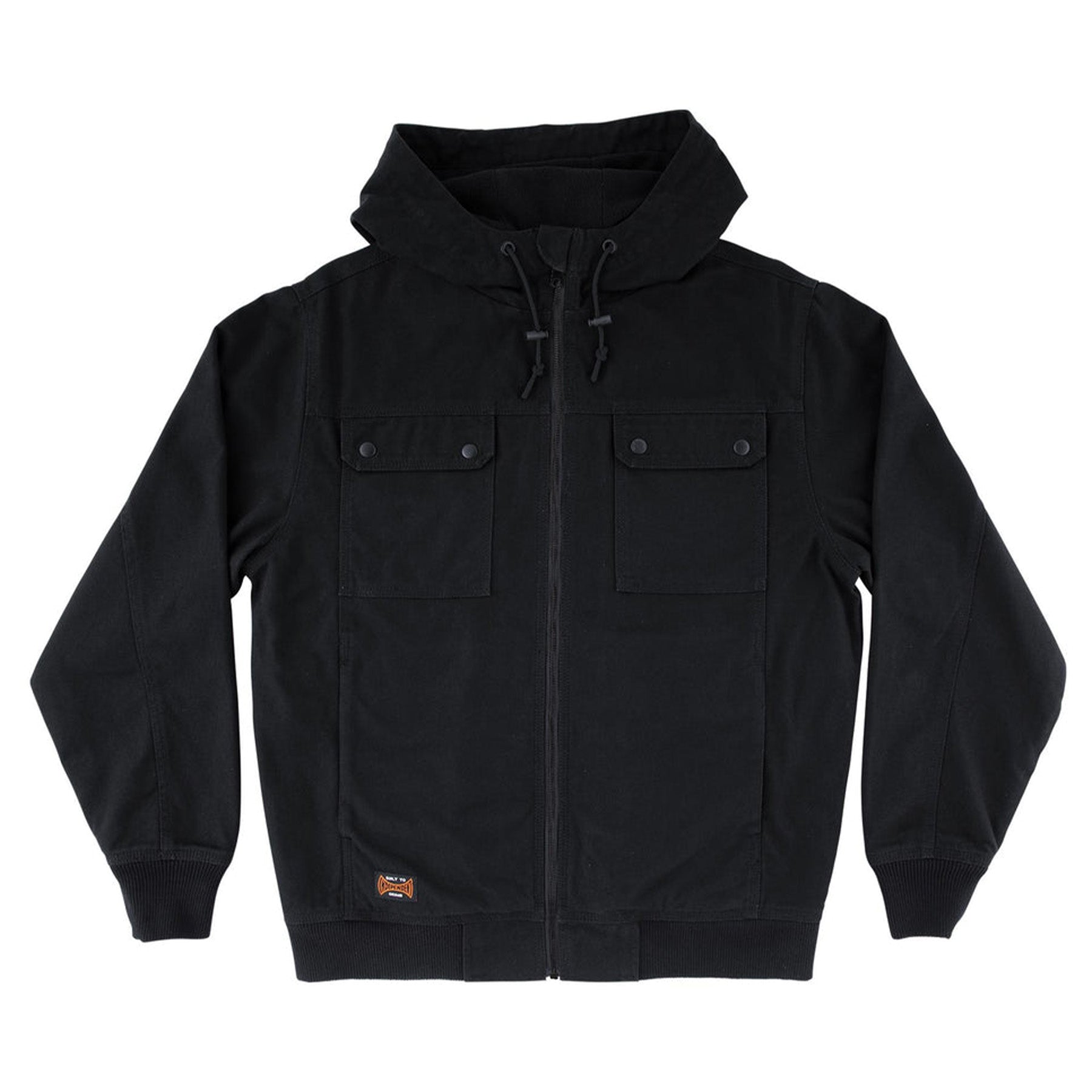 Independent Built To Grind Work Jacket Black - Orchard Skateshop