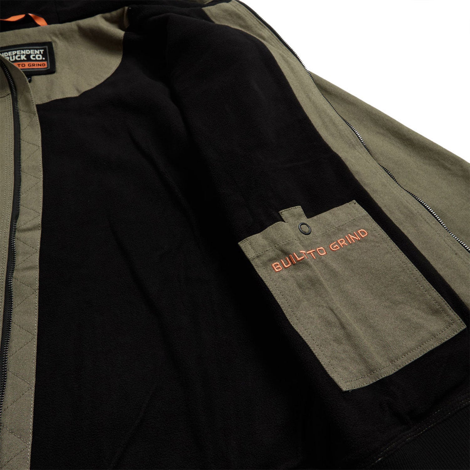 Independent Built To Grind Work Jacket Moss
