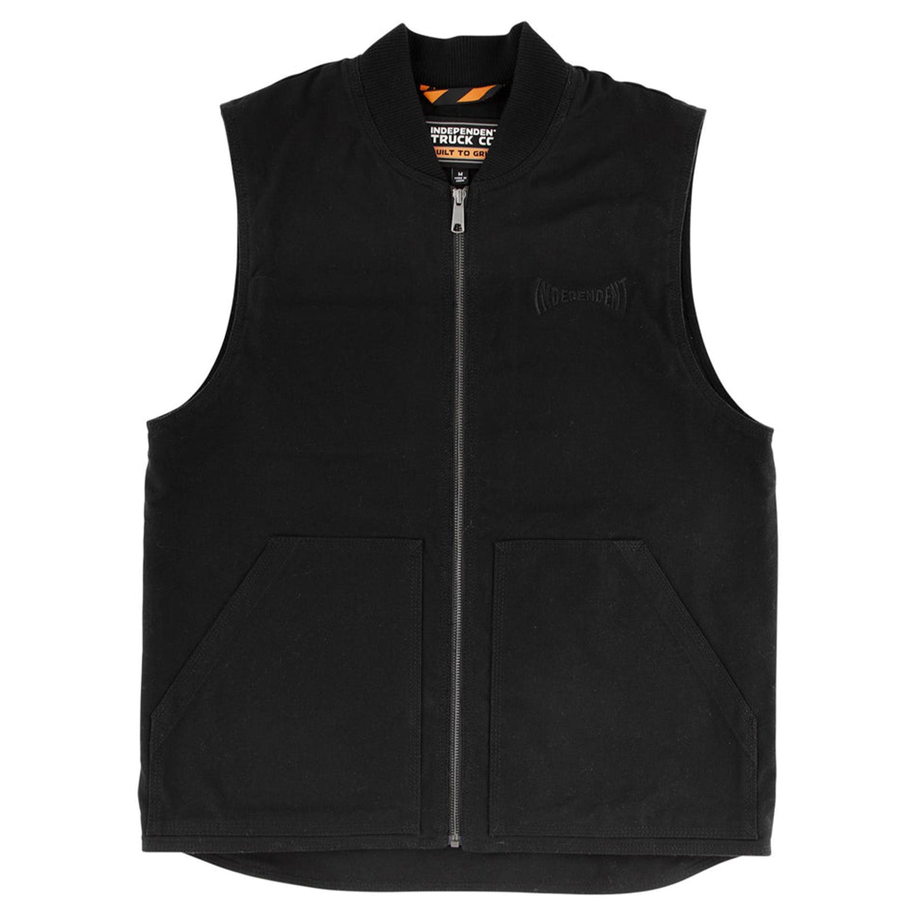 Independent Built To Grind Work Vest Black - Orchard Skateshop