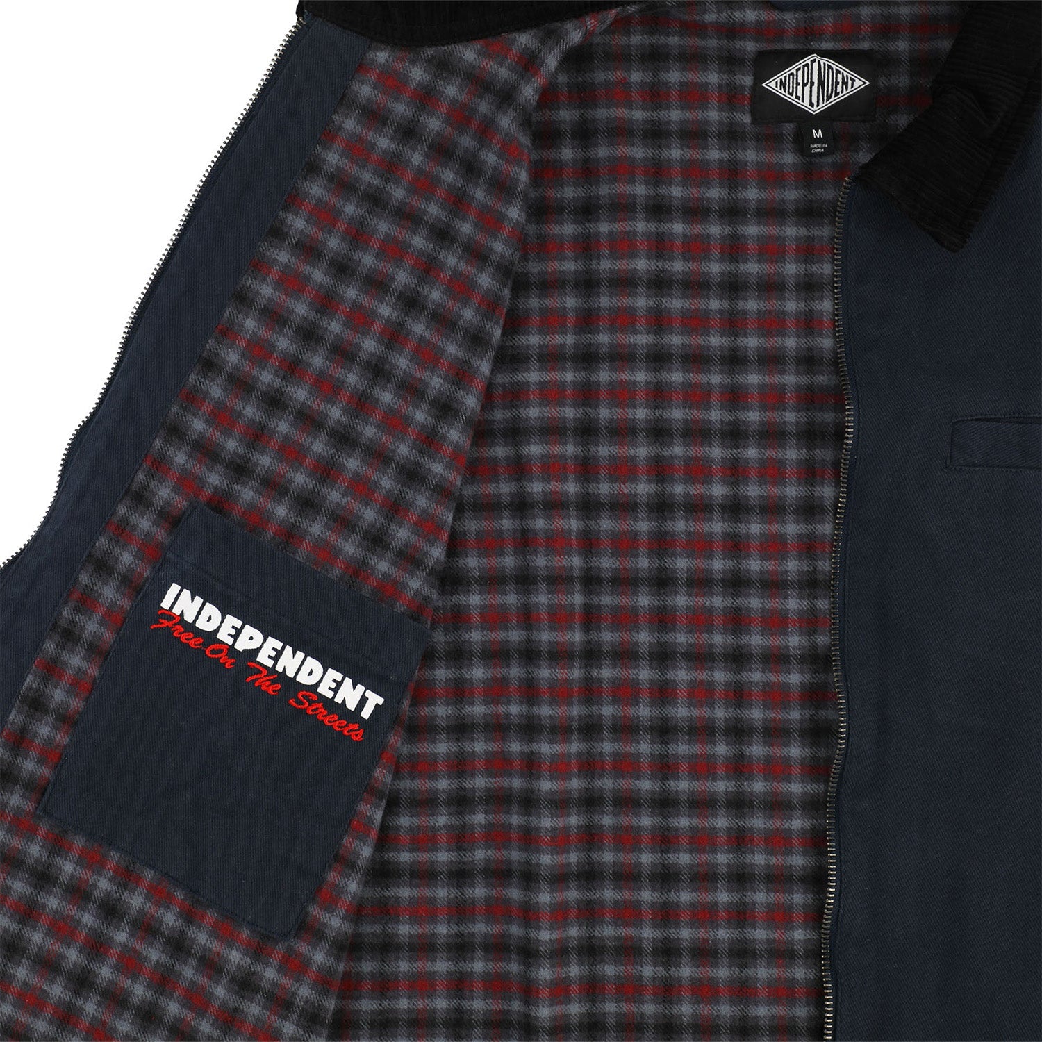 Independent Free On The Streets Work Jacket Navy