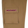 Independent Groundwork Cargo Pants Dark Khaki