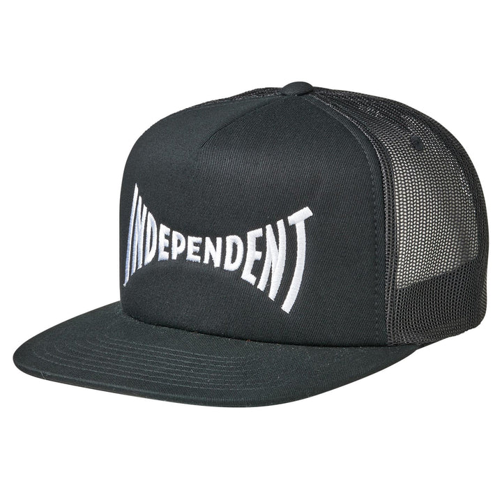 Independent Span Mesh Trucker Hat Black/Grey