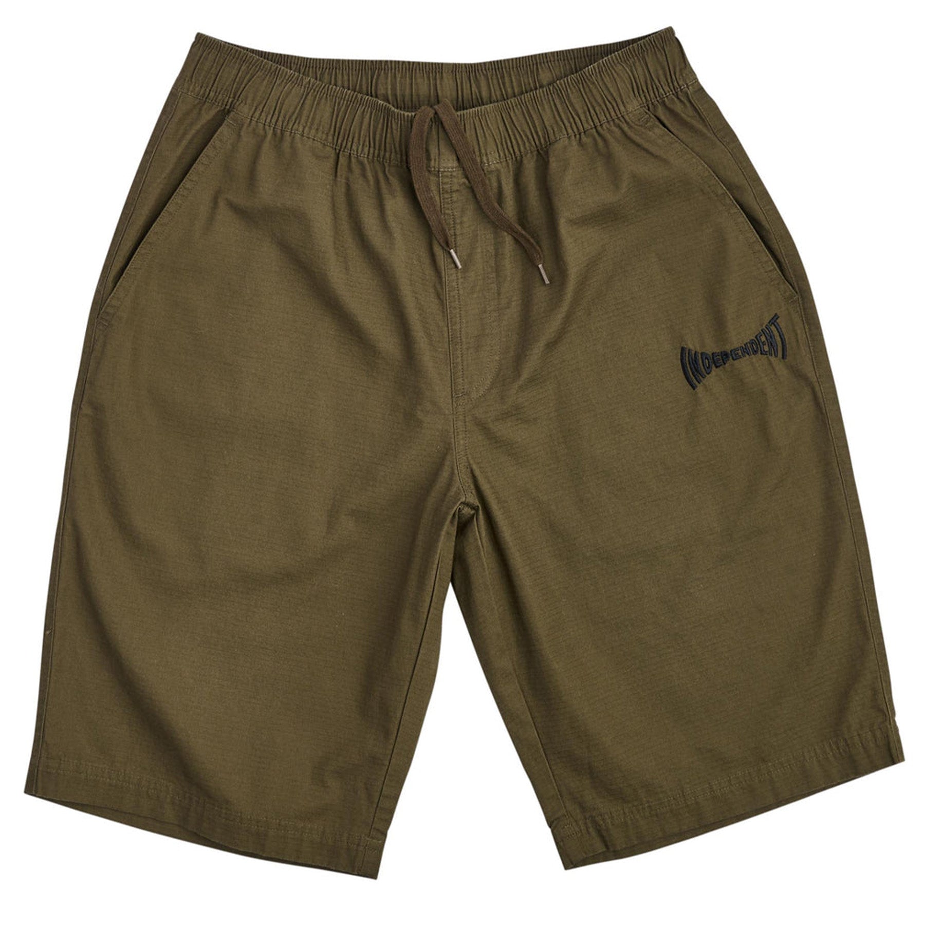 Independent Span Pull On Shorts Chocolate Brown