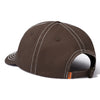 Butter Goods Ink 6 Panel Cap Dark Brown